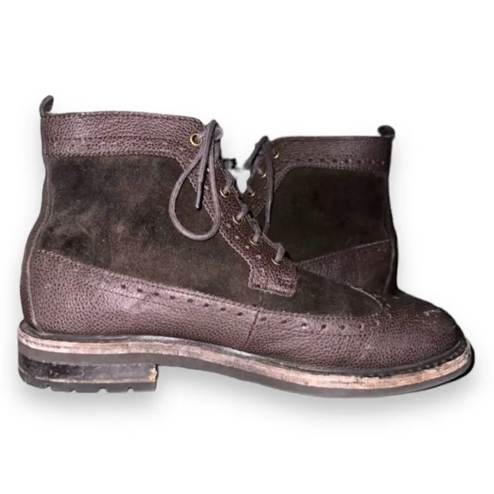 Polo Ralph Lauren Nickson Chocolate Brown Suede Boots 8.5